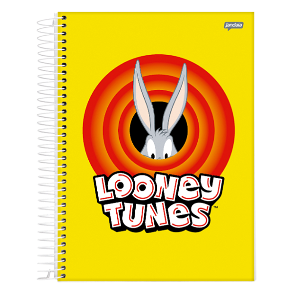 Caderno Universitario 10M Looney Tunes 160fls Jandaia