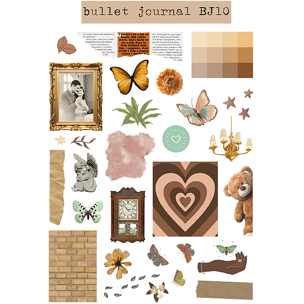 Adesivo Bullet Journal 10 Grafitte