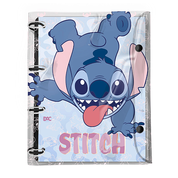 Caderno Argolado Universitário Stitch DAC 5201