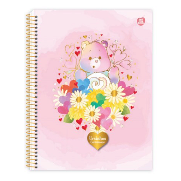 Caderno Colegial 1M Ursinhos Carinhosos 80F Animativa