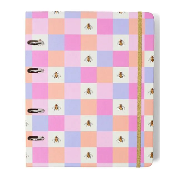 Caderno Argolado Colegial Melissa Casinha das Abelhas 17x24 Cicero