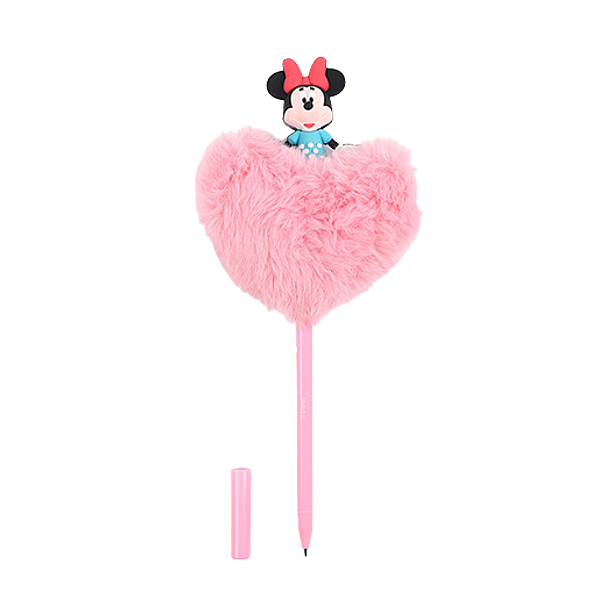 CANETA CORACAO PLUSH MINNIE MOLIN 22318
