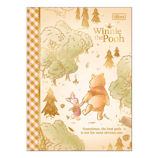 Caderno Colegial Brochura Pooh 80F Tilibra