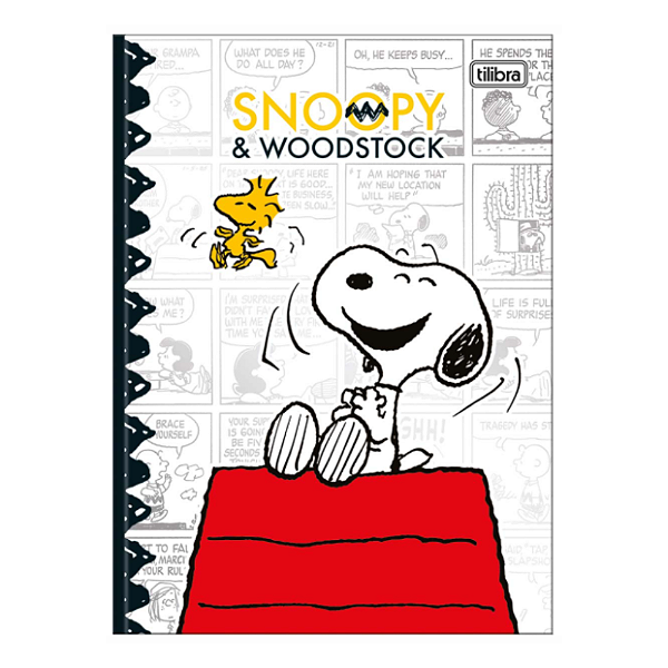 Caderno Colegial Brochura Snoopy 160F Tilibra