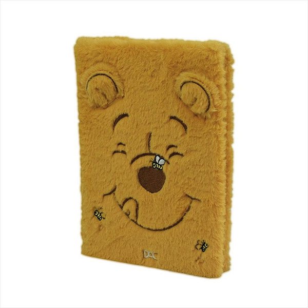 Caderno Fluffy Pelucia Pooh DAC 4786