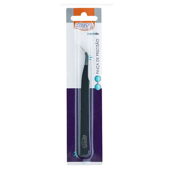 PINÇA DE PRECISÃO CURVA 12,2CM BRW