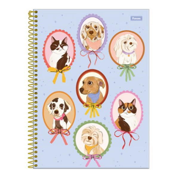 Caderno Universitário 10M Smoogies 160F Foroni