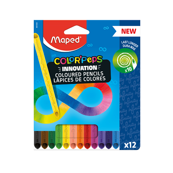 Lapis de Cor ColorPeps Infinity 12C Maped