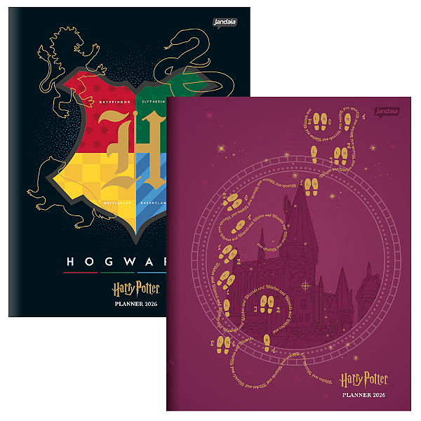 Planner Mensal 2026 Harry Potter Jandaia