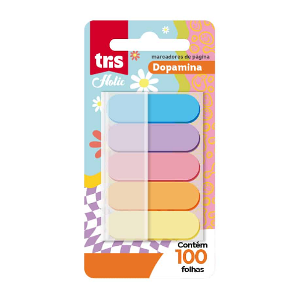 Marca Páginas Flag Dopamina Euforia 100fls Tris 908148