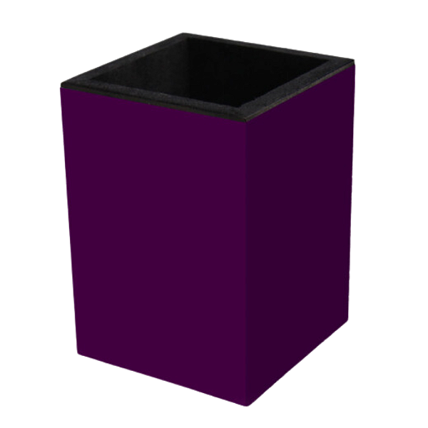 Porta Lápis Liso Roxo Uva Fina Ideia