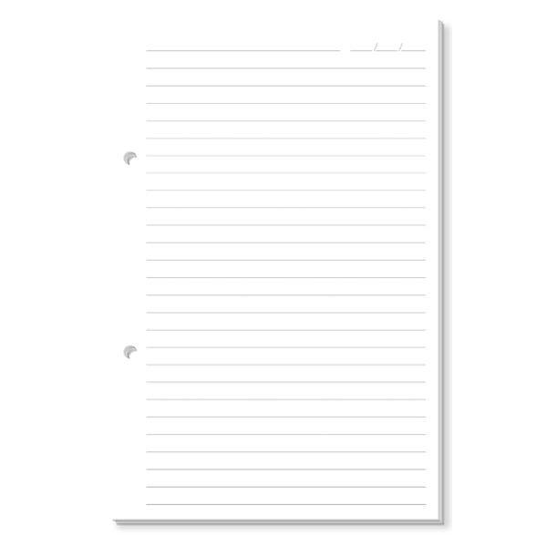 Refil Pautado Caderno argolado P Fina Idéia