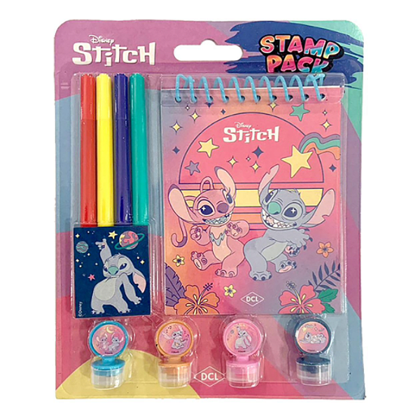 Kit Colorir Stitch Stamp Pack DCL