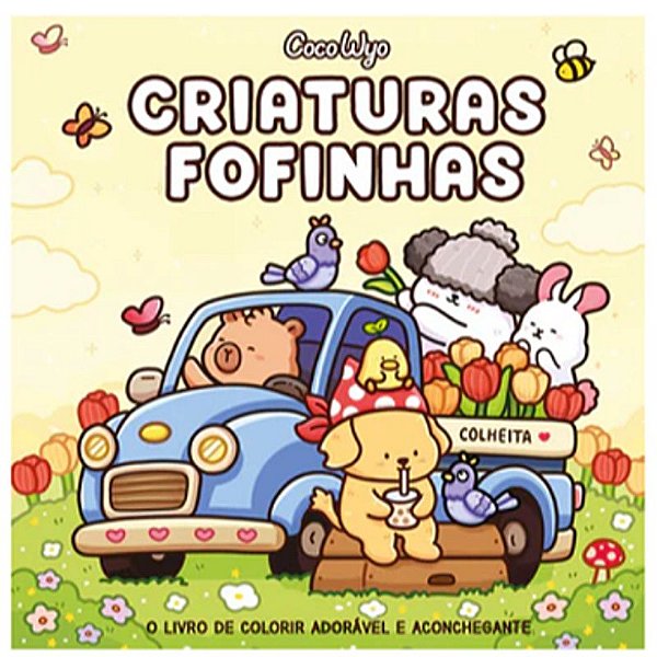 Livro de Colorir Criaturas fofinhas (Cozy Cuties) Coco Wyo