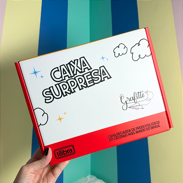 CAIXA SURPRESA SNOOPY TILIBRA + GRAFITTE - PRÉ VENDA