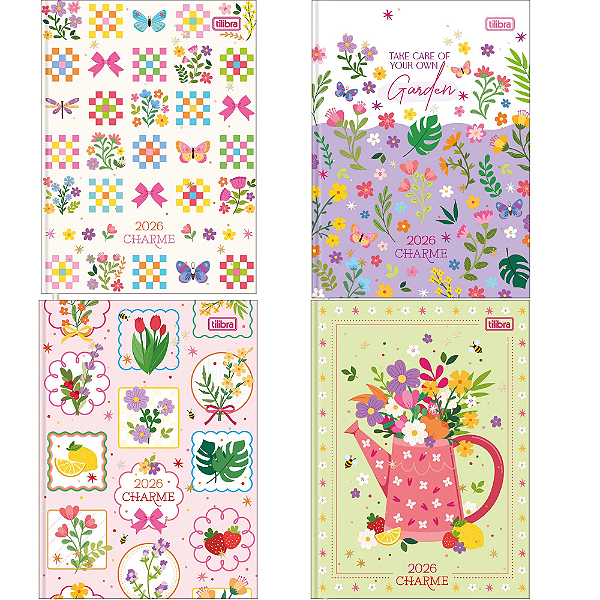 Agenda Costurada 2026 Charme 120383 Tilibra