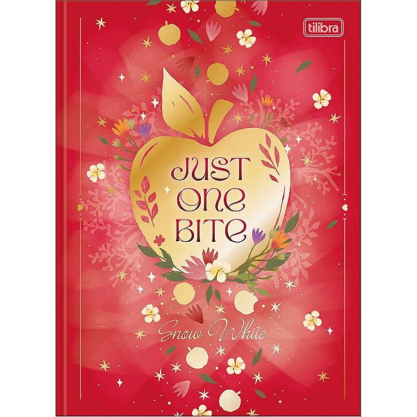 Caderno Colegial Brochura Branca de Neve 160F 396125 Tilibra