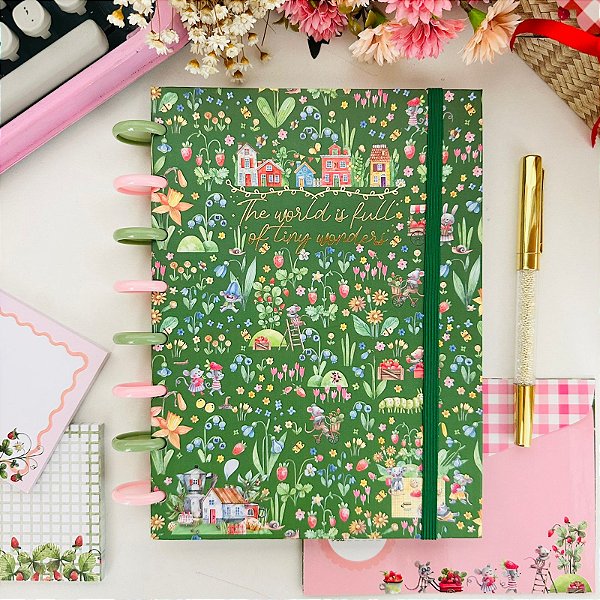 Caderno de Disco A5 Fazenda de Morangos Buendia