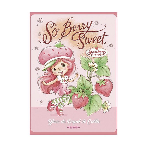 Bloco Papel de Carta Moranguinho 48F Animativa