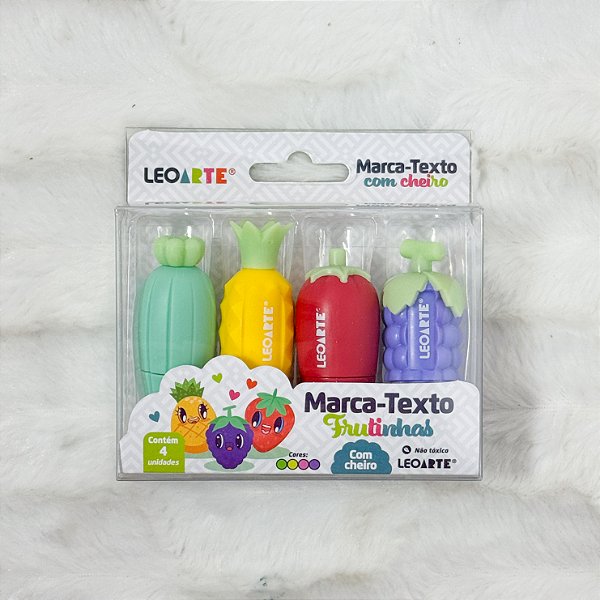 Marca Texto Mini Frutinhas com Aroma Leonora