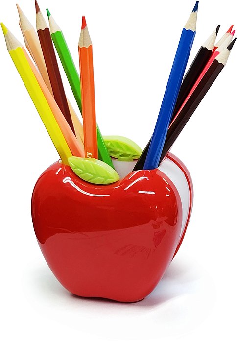 Porta Lápis Maçã 720489 Kit