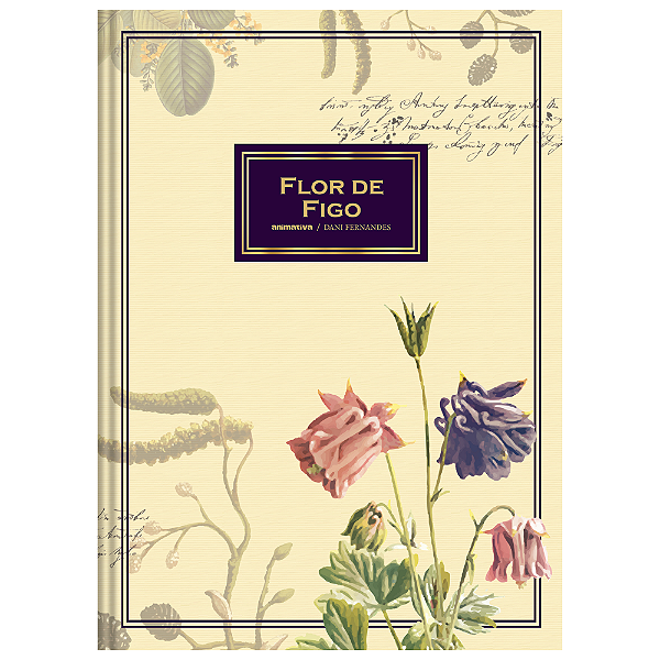 Caderno Colegial Dani Fernandes Flor de Figo 160F Animativa