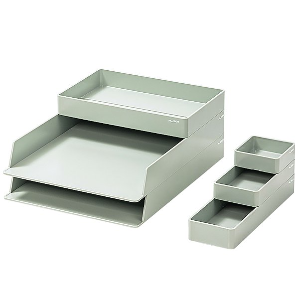 Kit Organizador de Mesa 6 peças Modular Nusign Verde Deli