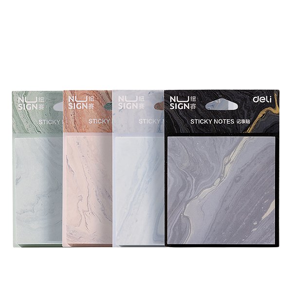 Bloco Adesivo NuSign Gradient Marble 60fls Deli