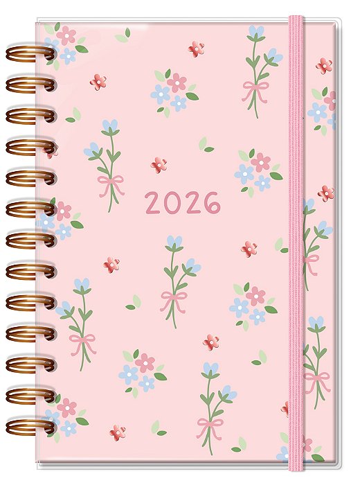 Agenda M 2026 Laços e Afetos by Sof Martins Fina Idéia