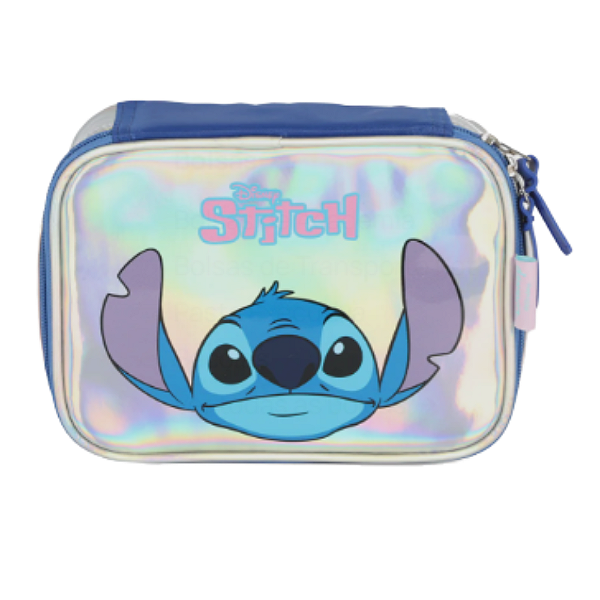 Estojo Box Stitch Holografico Prata 41684 Up4You