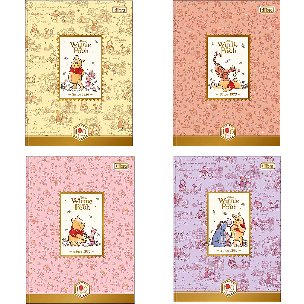 Caderno Colegial Brochura 160F Pooh Tilibra