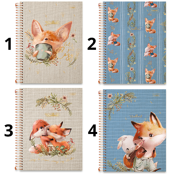 Caderno Colegial 1M Woodland Cadersil