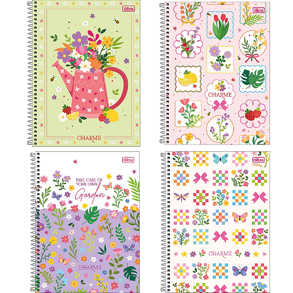 Caderno Universitário 10M Charme 160F Tilibra