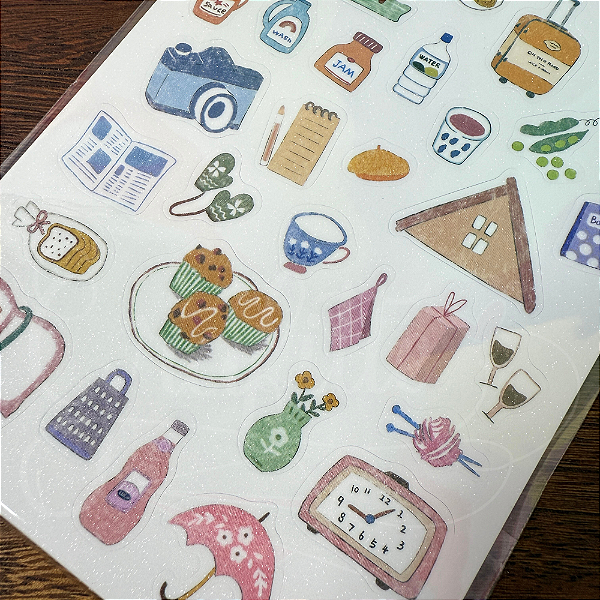 Adesivo Decorativo com Glitter Small Itens Uniso