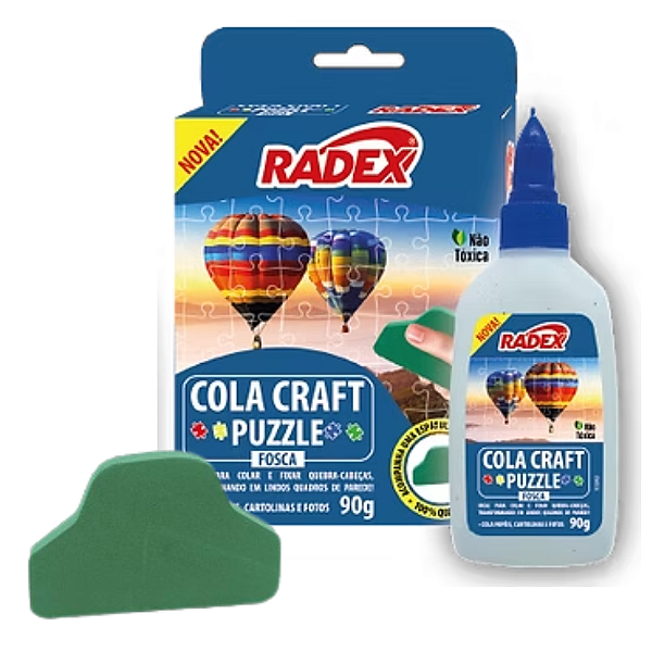 Cola Craft Puzzle Quebra Cabeça Fosco 90g Radex