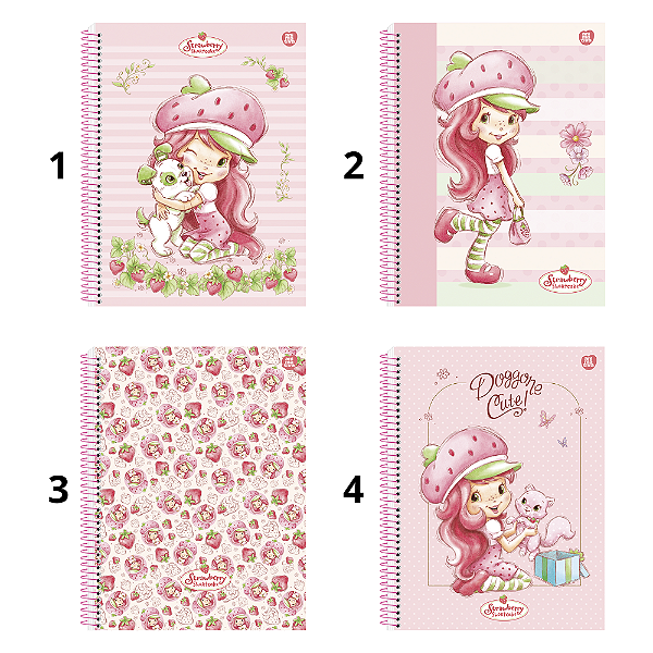 Caderno Colegial Moranguinho 10M Animativa