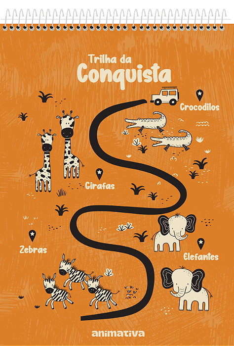 Bloco Espiral Trilha da Conquista 80F Animativa