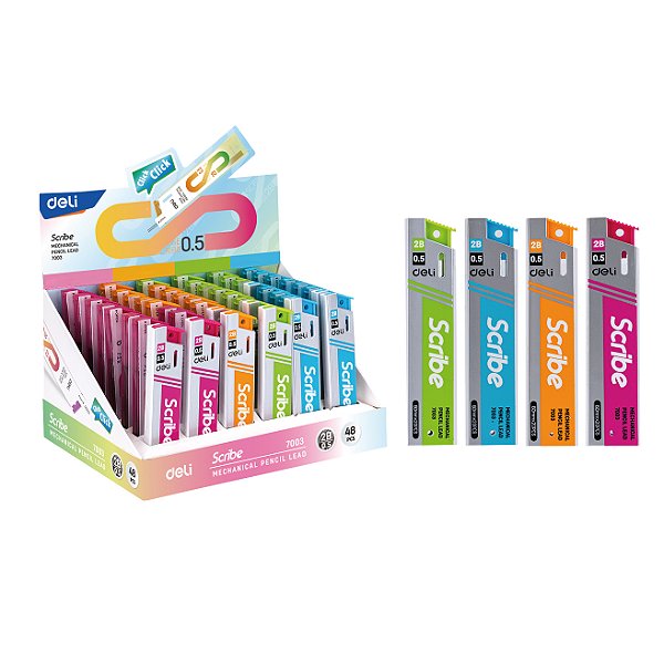 Grafite 2B 0,5mm c/20 Deli