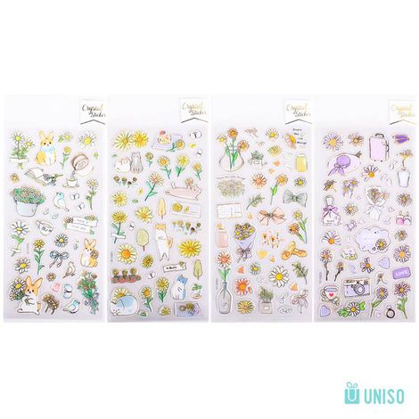 Adesivo Transparente Buquê Uniso