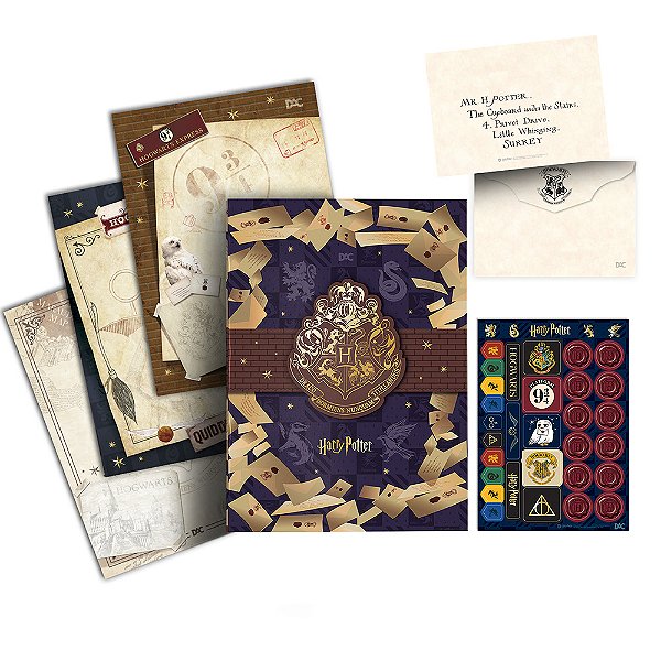 Kit Carta Harry Potter com Pasta Catalogo 5621 DAC
