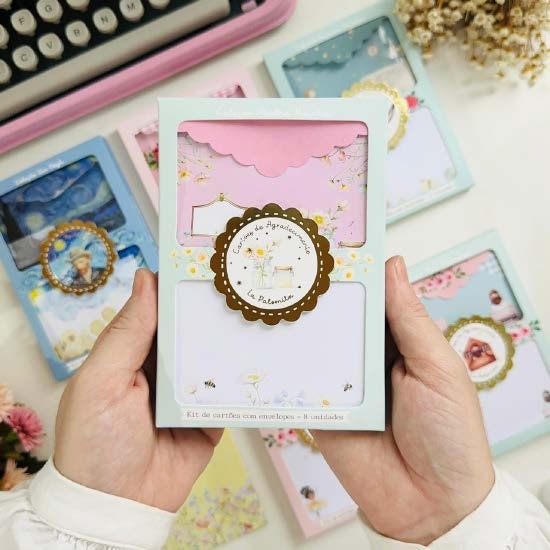 Kit Cartão Mini Abelha Rainha 8unid Buendia