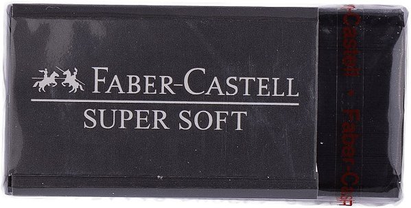 Borracha Dust Free Preta SuperSoft Faber-Castell