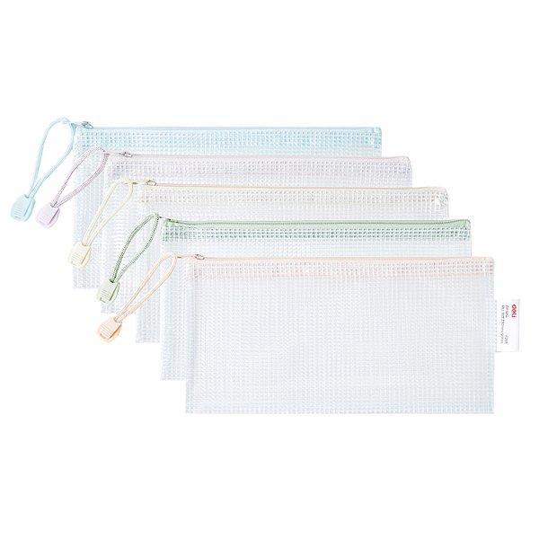 Pasta Ziper P Tela Malha de PVC Deli