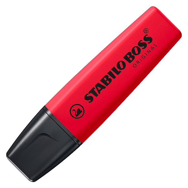 Marca Texto Stabilo Boss Vermelho Real Red 70/48
