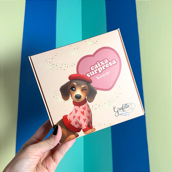 CAIXA SURPRESA BROWNIE TILIBRA + GRAFITTE - PRÉ VENDA