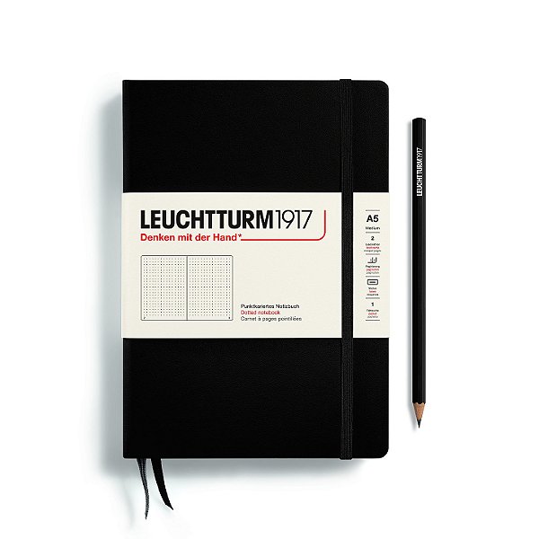 Caderno Pontado A5 Preto Leuchtturm1917