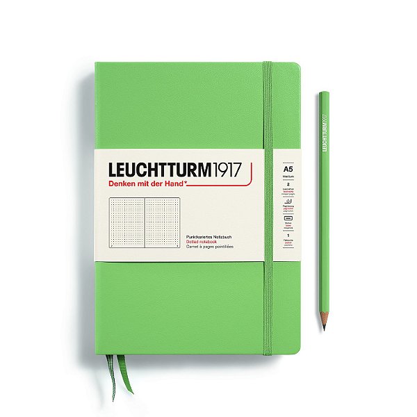 Caderno Pontado A5 Verde Oliva Leuchtturm1917