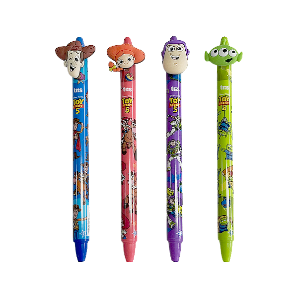 Caneta Esferográfica Toy Story Tinta Azul 1.0 Tris
