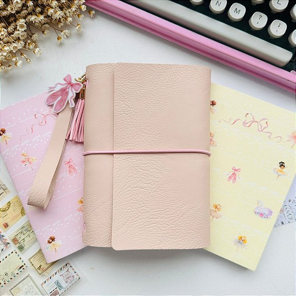 Caderno Midori com 2 Cadernetas Bailarinas Buendia