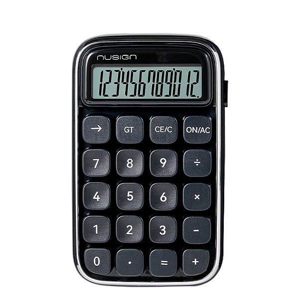 Calculadora 12 Digitos NuSign Preto Deli